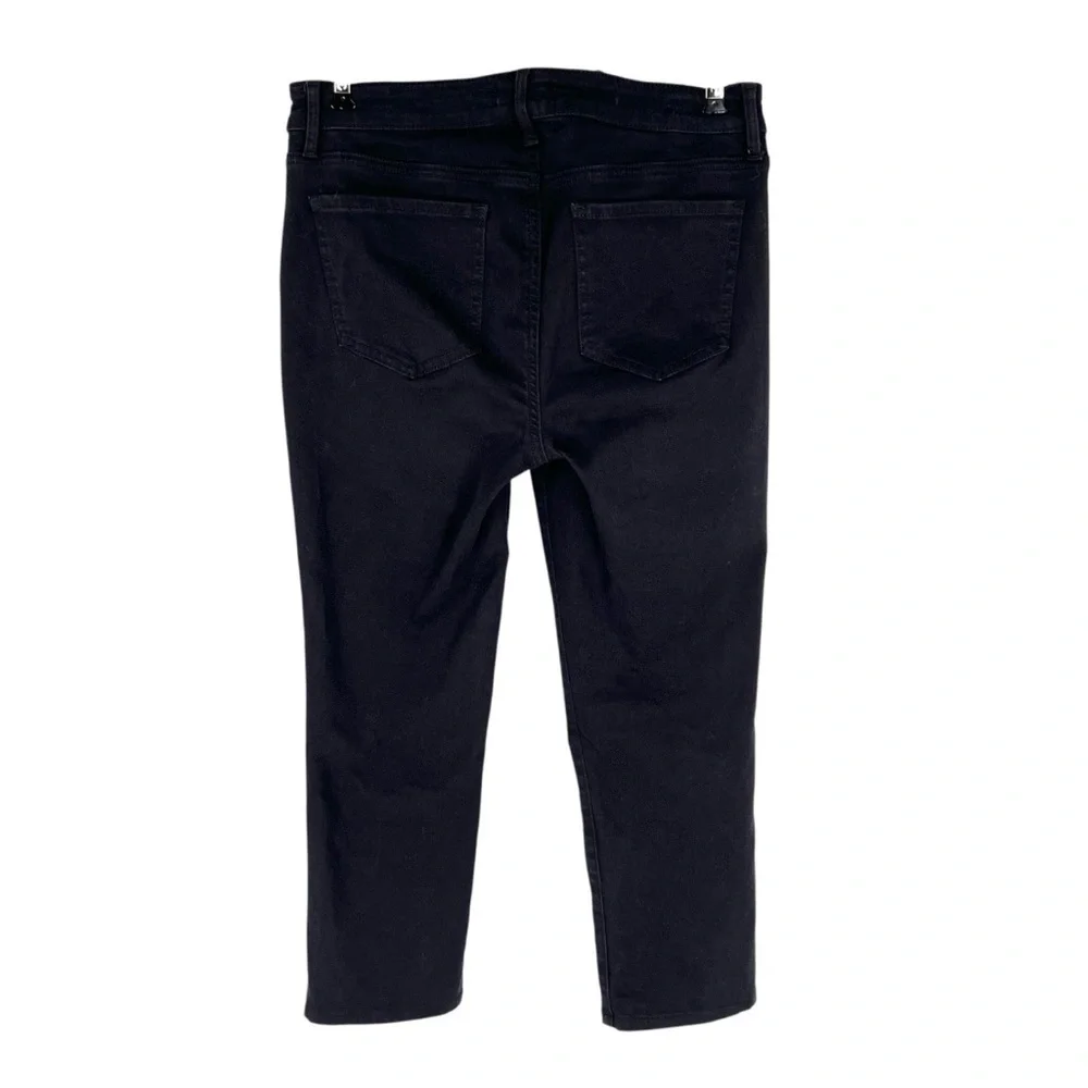NYDJ Sheri Slim Jeans Womens Size 6 Black Stretch Denim Lift x Tuck Technology